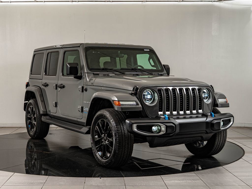 Used 2023 Sting-Gray Clearcoat Jeep Sahara 4xe image 3