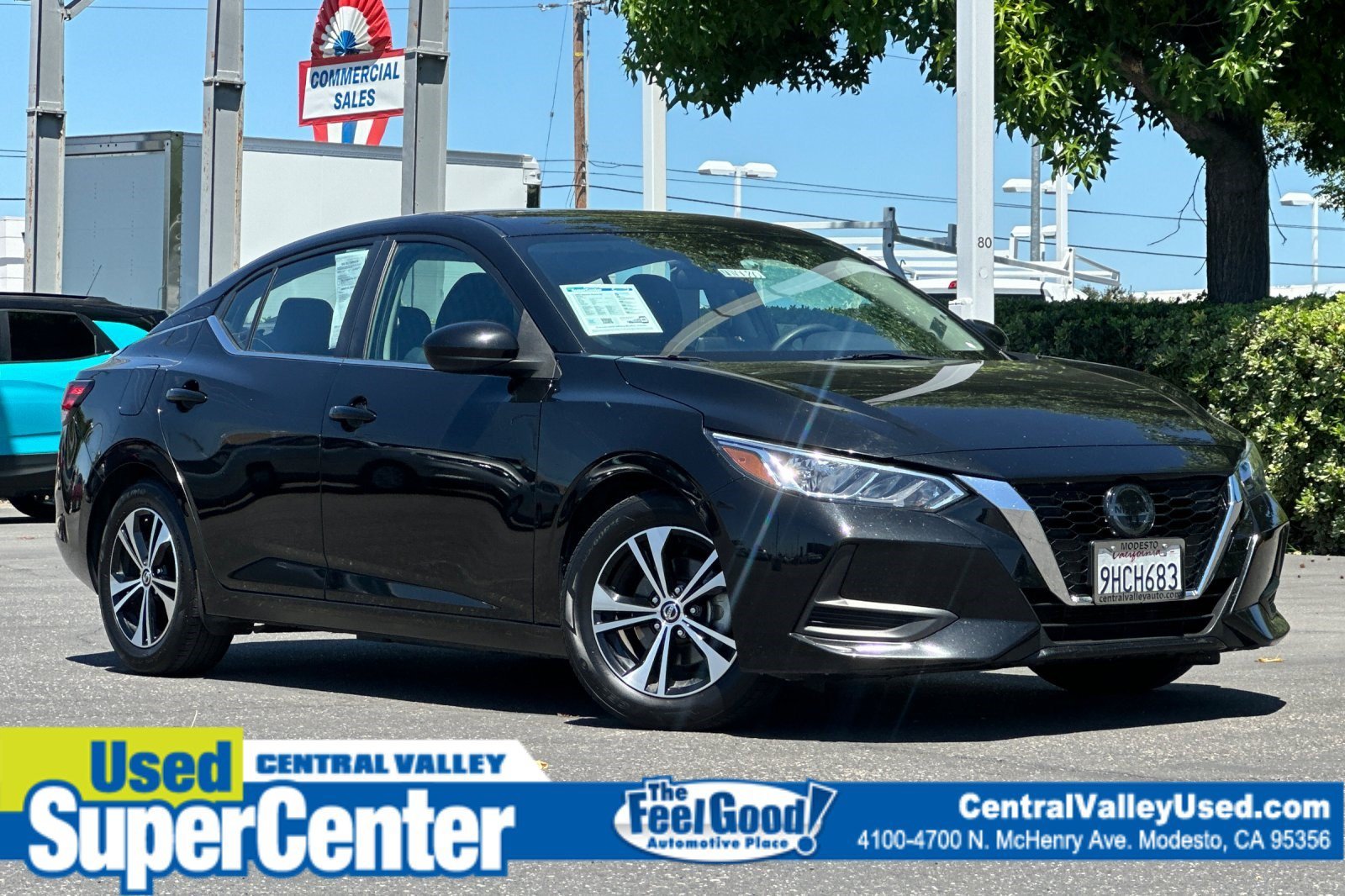Certified Used 2023 Super Black Nissan SV image 1