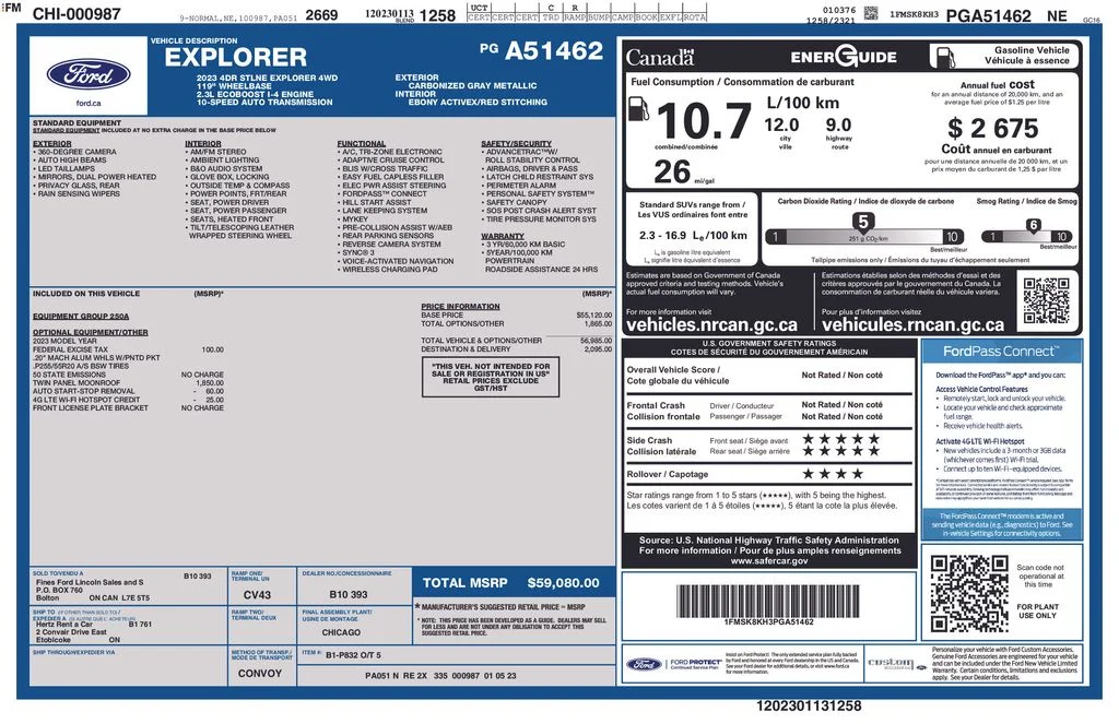 Used 2023 Gray Ford ST-Line image 2