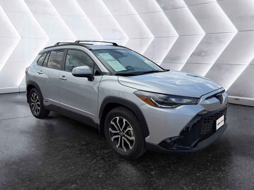 Used 2024 Silver Toyota Hybrid SE image 1