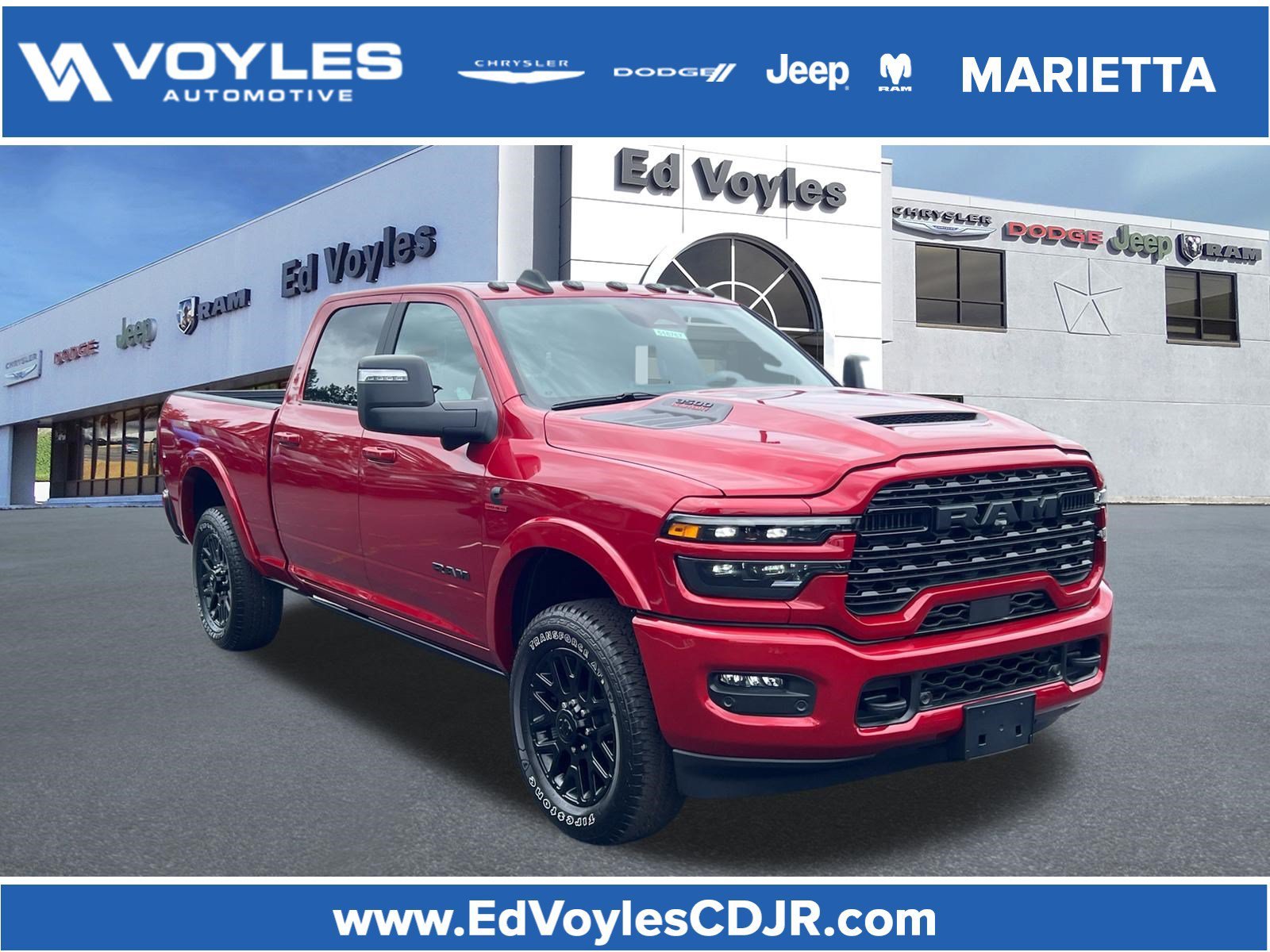 New 2026 Molten Red Pearlcoat Ram Limited image 1