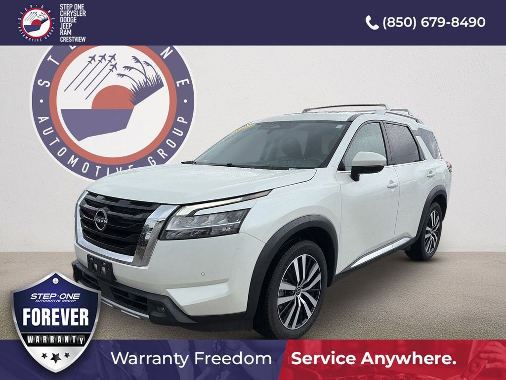 Used 2023 White Nissan Platinum image 1