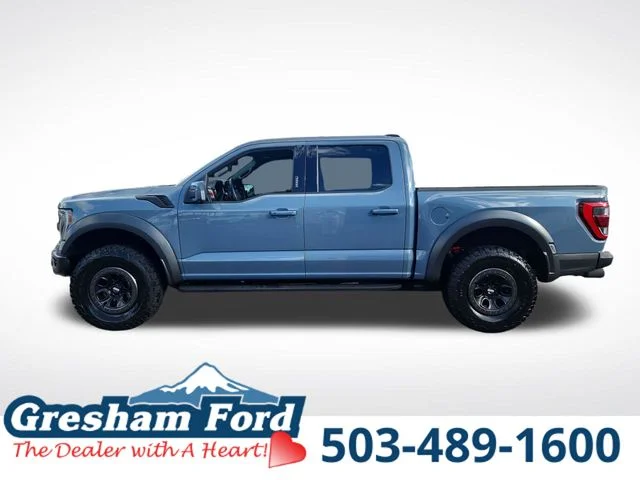 Certified Used 2023 Azure Gray Metallic Ford Raptor image 3