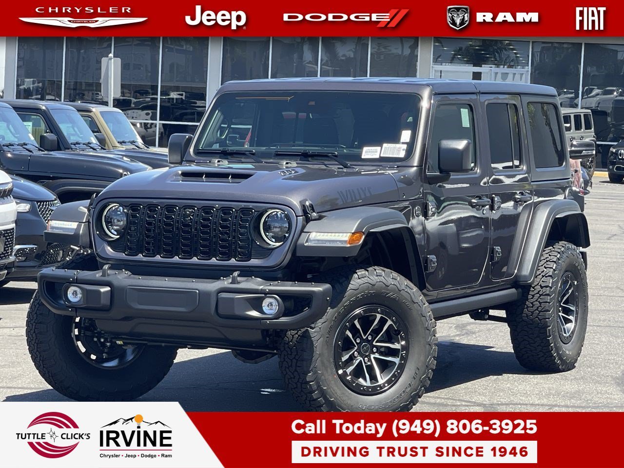 New 2026 Granite Crystal Metallic Clearcoat Jeep Willys 392 image 1