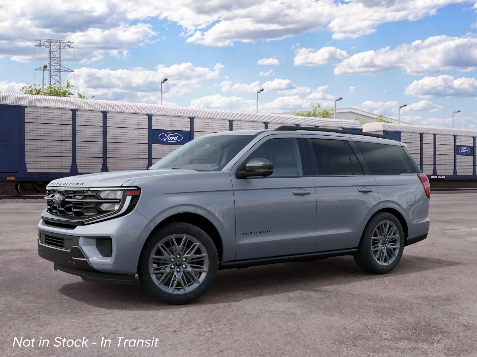 New 2027 Glacier Gray Metallic Tri-Coat Ford Platinum image 1