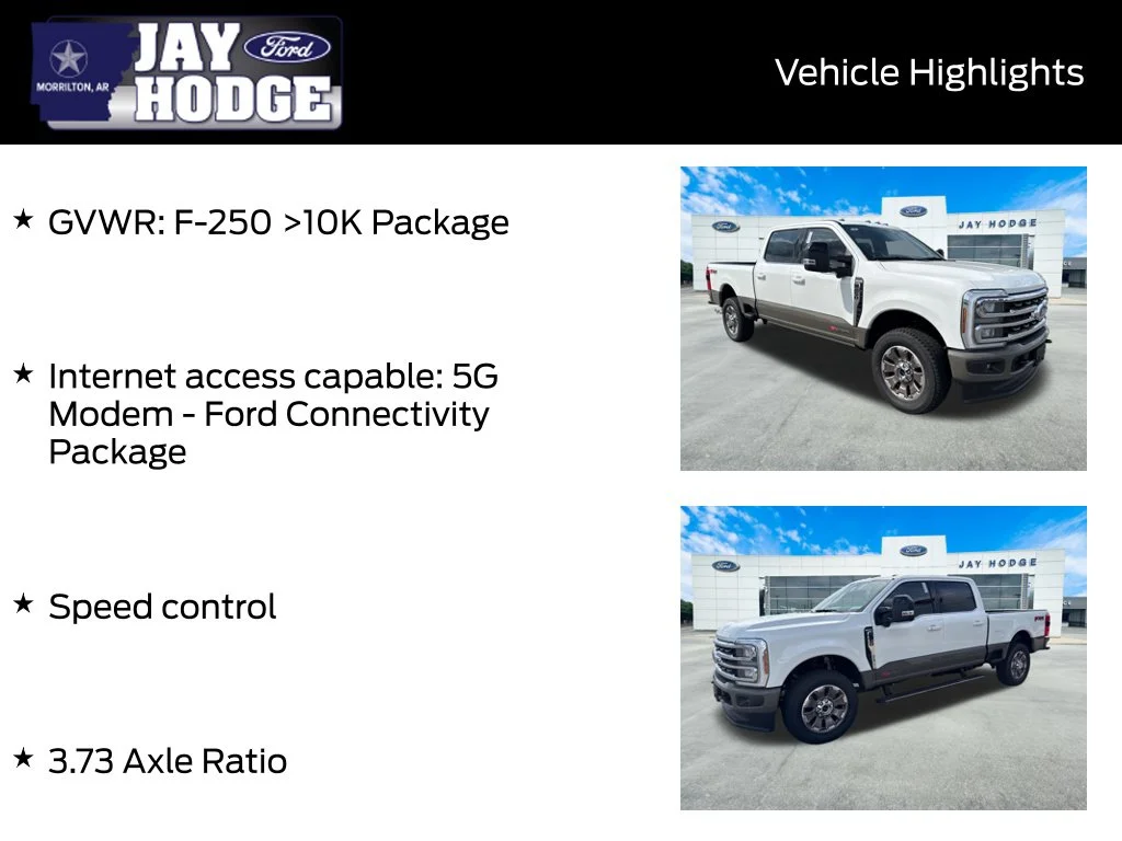 New 2026 Star White Metallic Tri-Coat Ford F-250® King Ranch® image 5