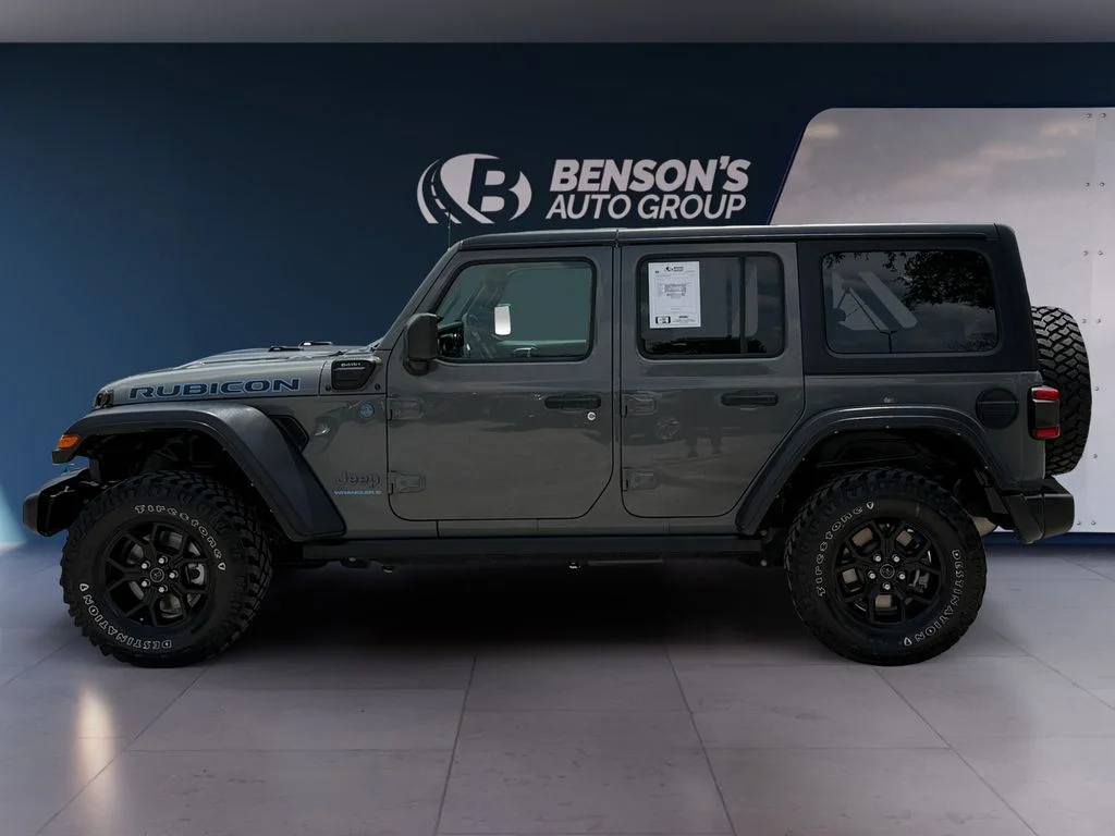 Used 2023 Gray Jeep Rubicon 4xe image 2