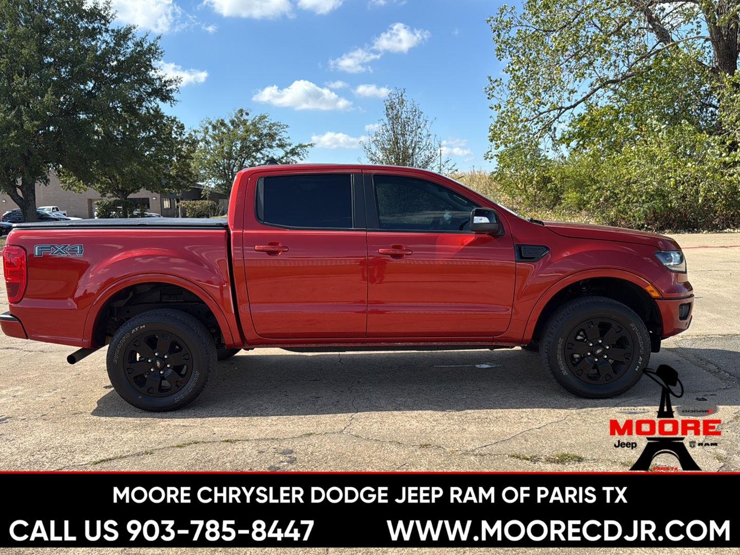 Used 2022 HOT PEPPER RED ME FORD TRUCK LARIAT image 5