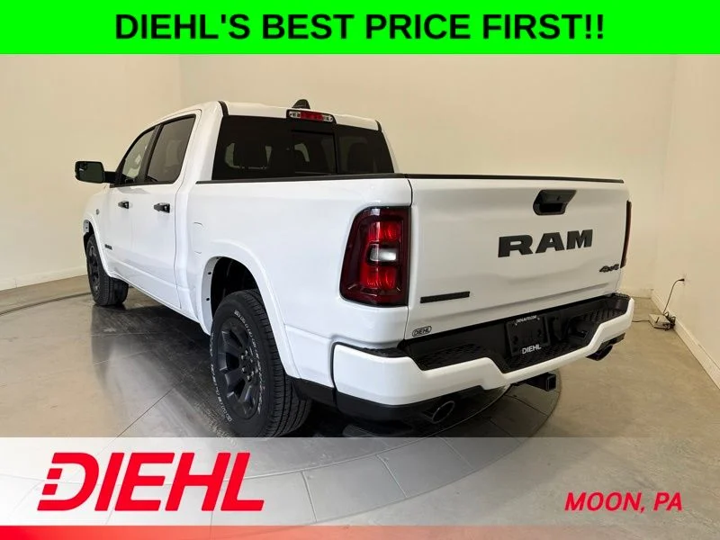 New 2026 Bright White Clear-Coat Exterior Paint RAM Big Horn/Lone Star image 5