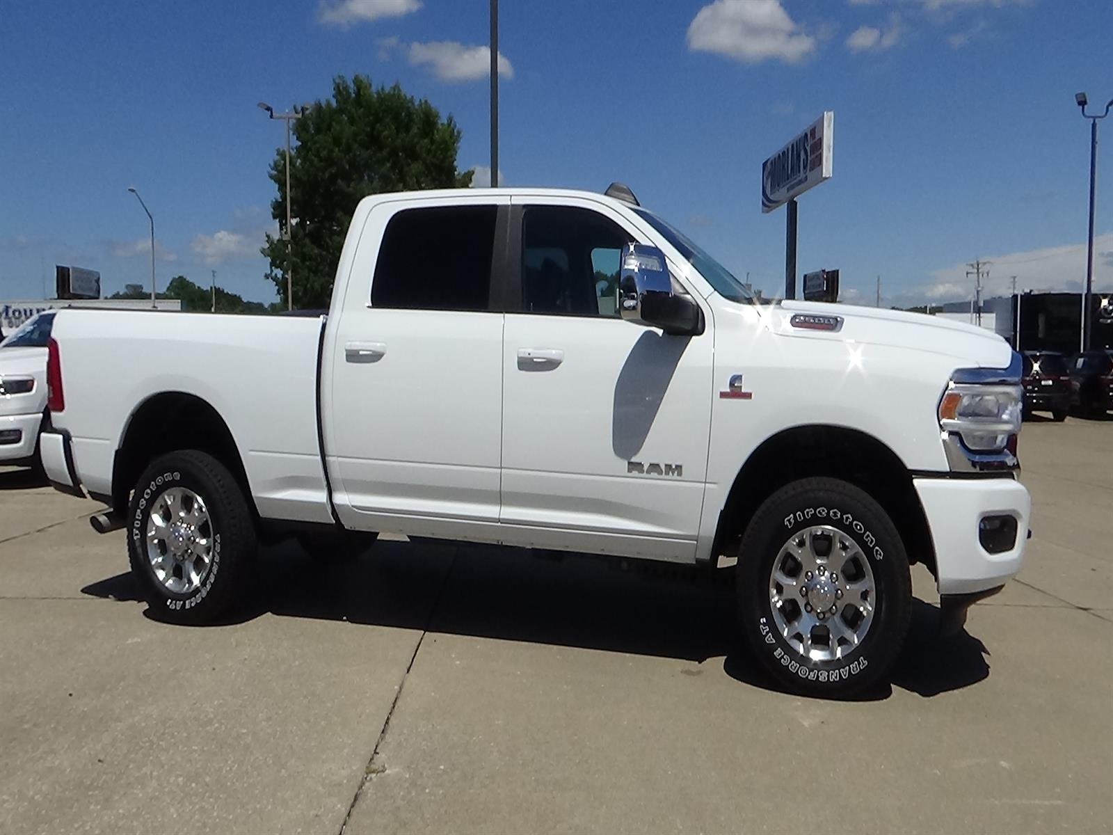 Certified Used 2024 Bright White Clear Coat (pw7) RAM Laramie image 5