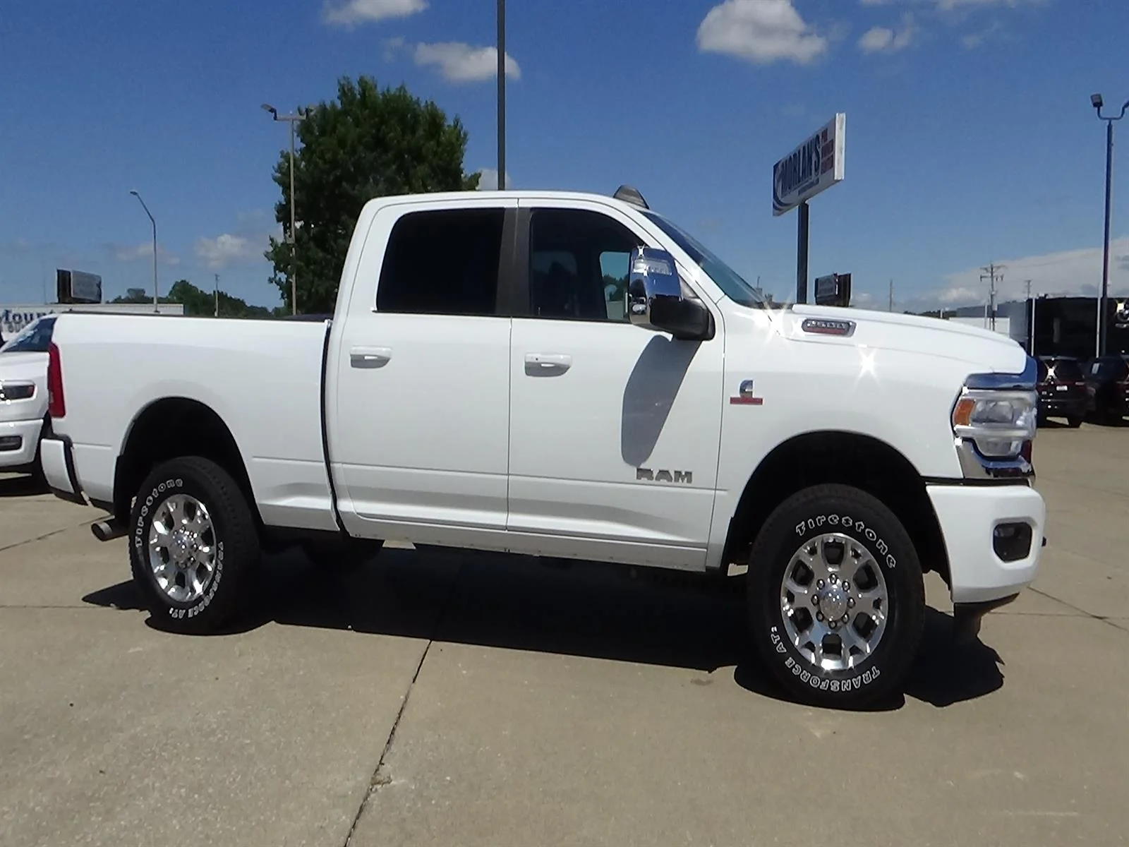 Certified Used 2024 Bright White Clear Coat (pw7) RAM Laramie image 5