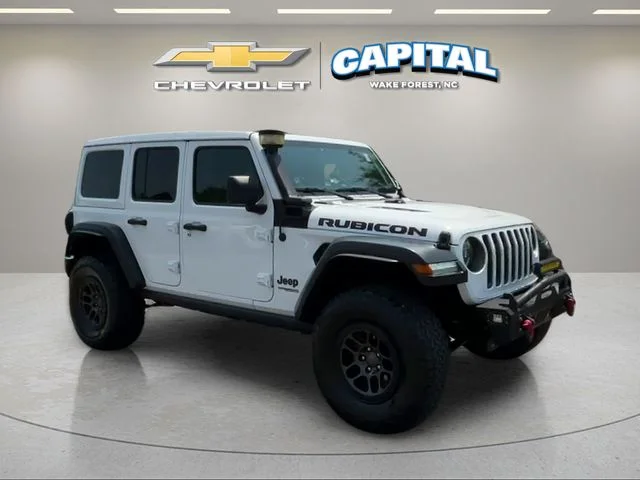 Used 2022 White Jeep Unlimited Rubicon image 8