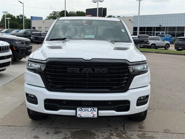 New 2026 Bright White Clear-Coat Exterior Paint RAM Laramie image 2