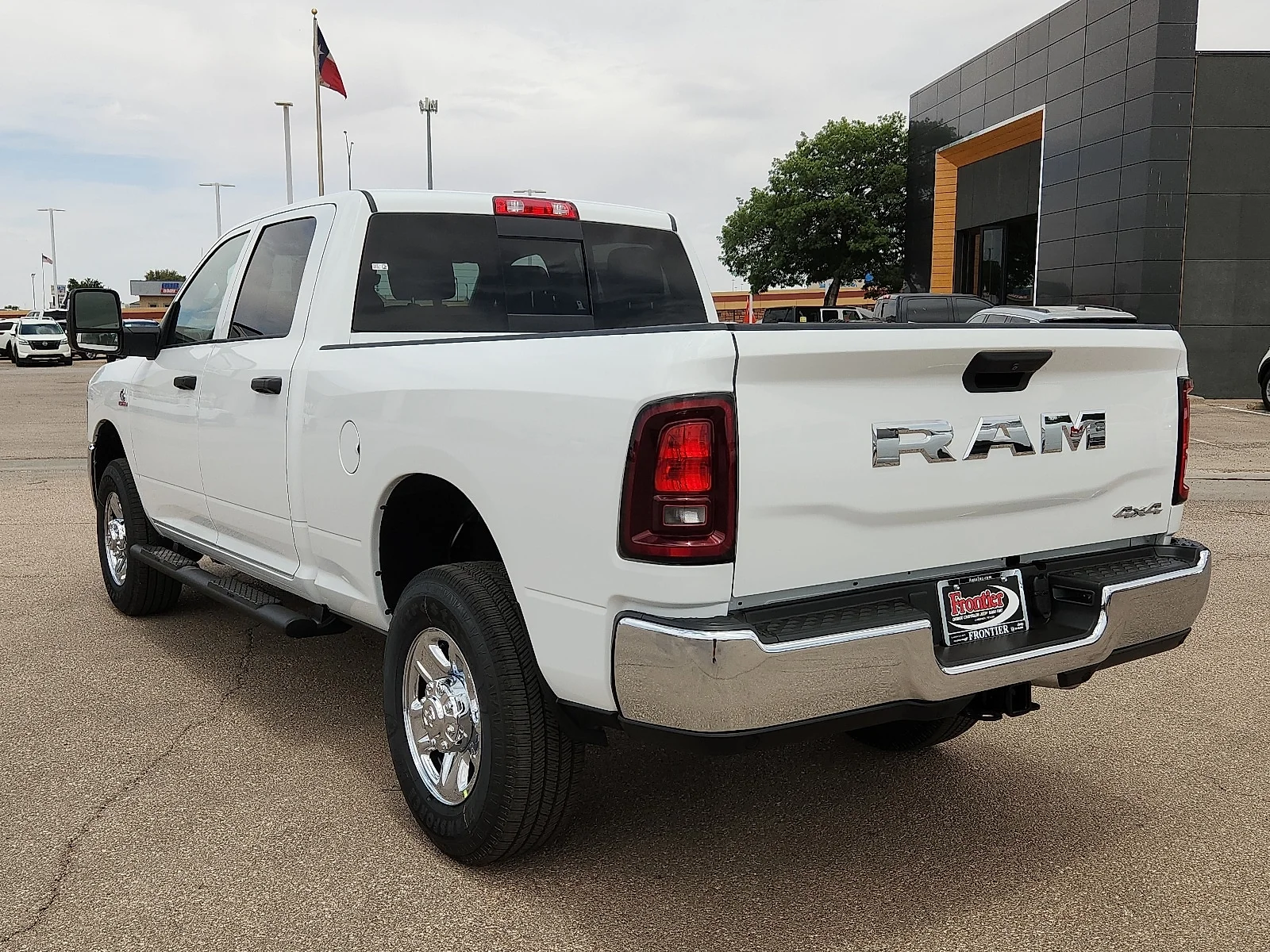 New 2026 Bright White Clear-Coat  Paint Ram TRADESMAN CREW CAB 4X4 6