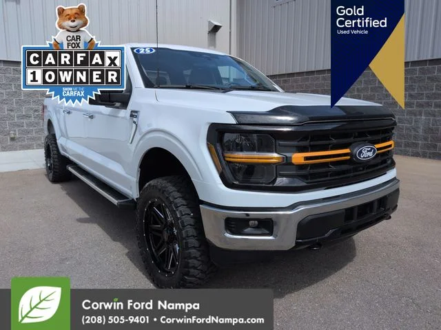 Certified Used 2025 White Ford XLT image 1