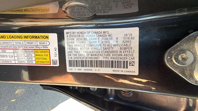 New 2026 Gray Honda LX image 31