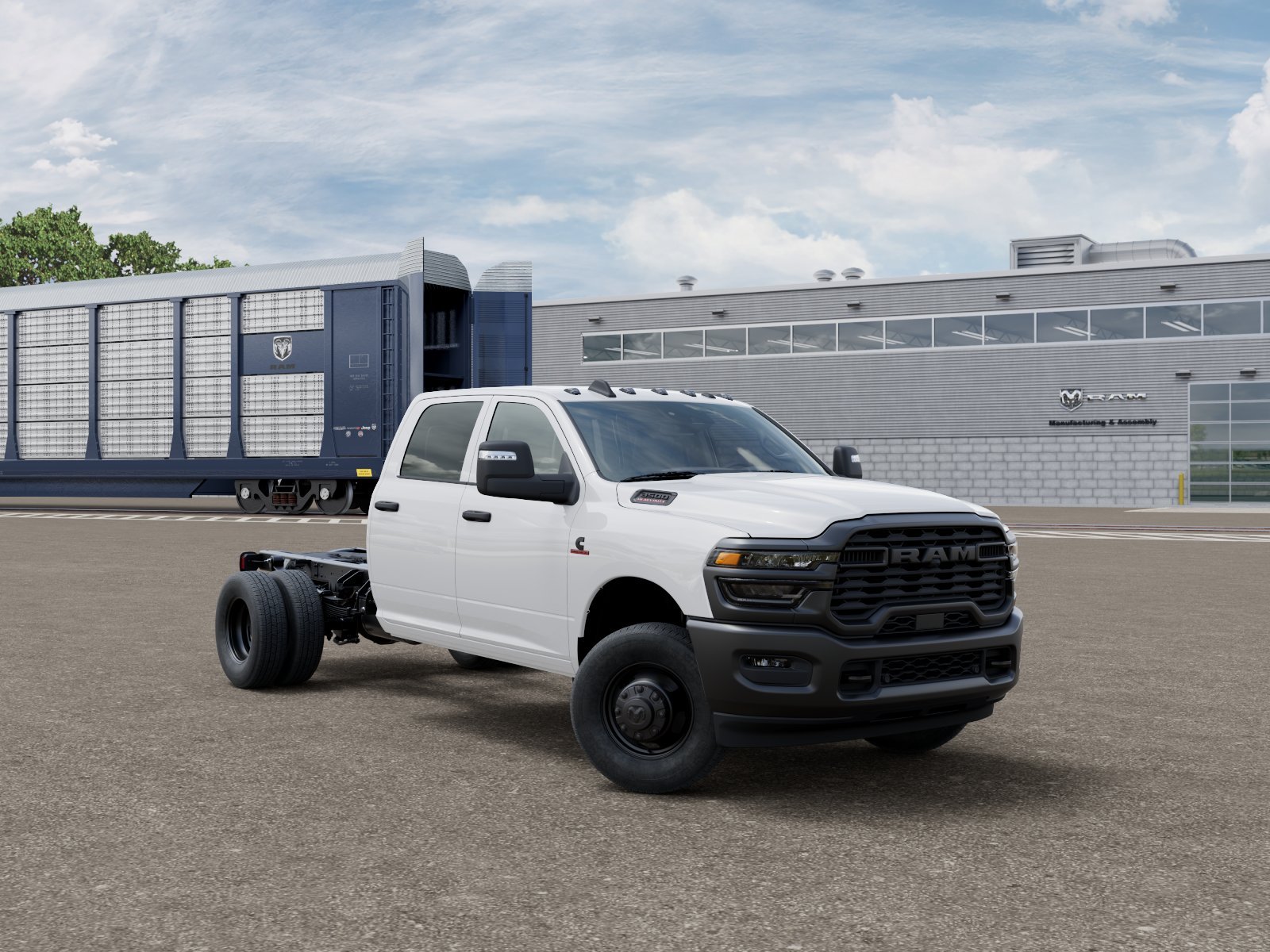 New 2027 Bright White Clear-Coat Paint RAM Tradesman image 4