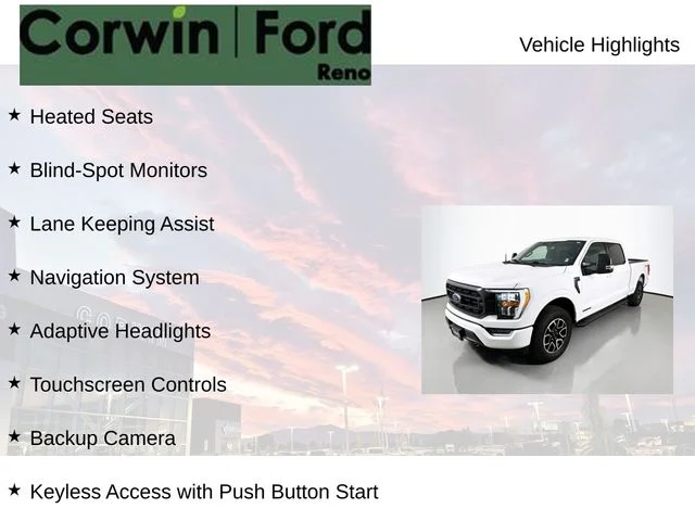 Certified Used 2023 Oxford White Ford XLT image 7