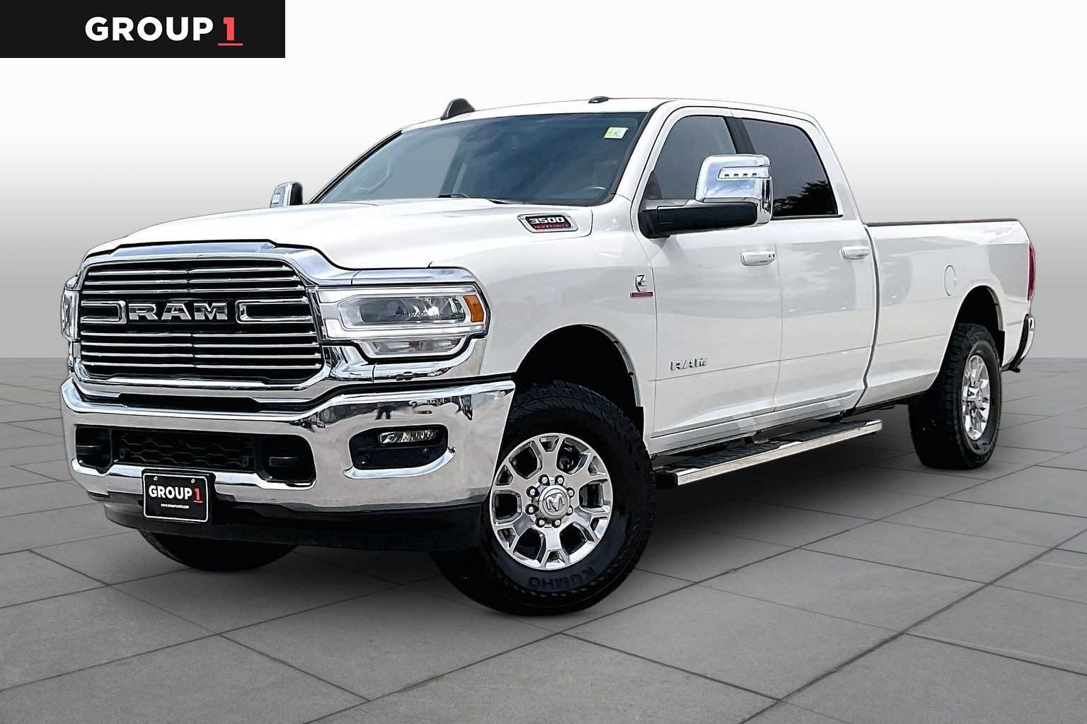 Used 2024 Pearl White Ram Laramie image 1