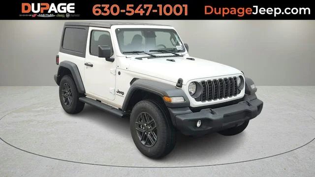 New 2026 Bright White Clearcoat Jeep Sport S video 1