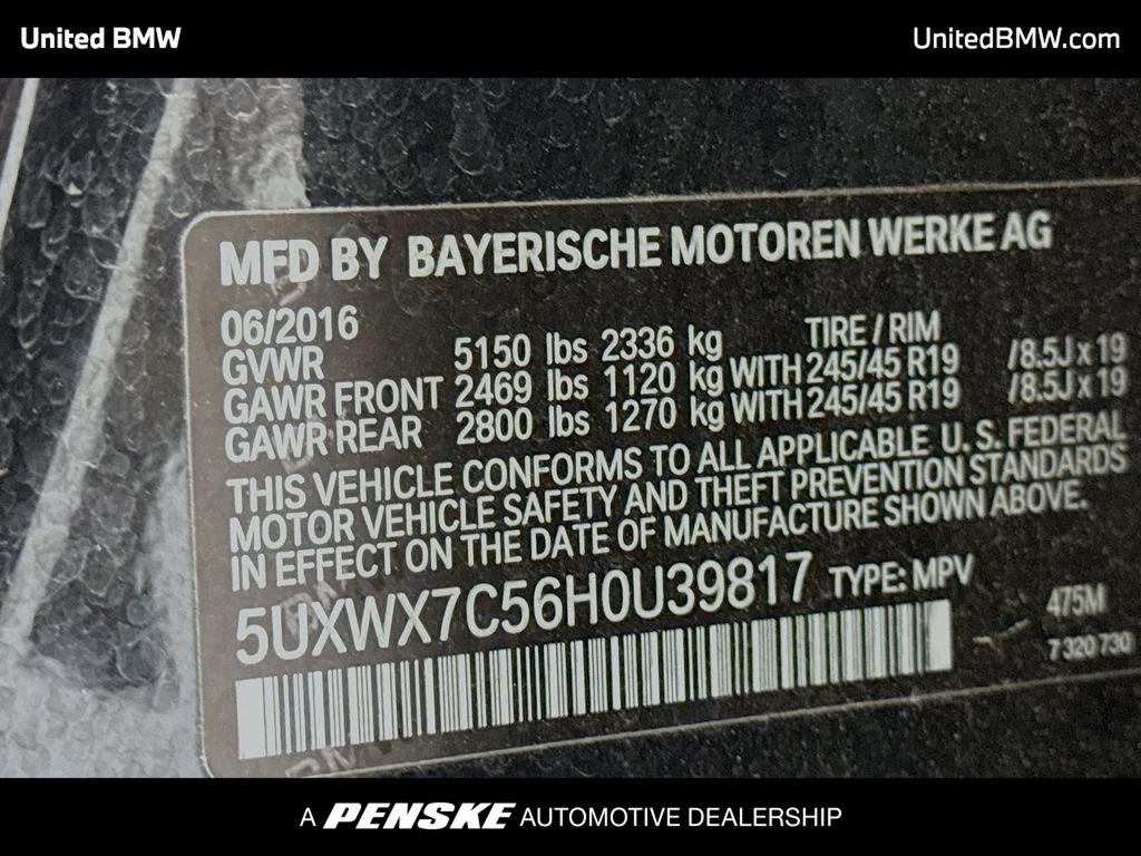 2017 BMW X3 xDrive35i - Photo 15