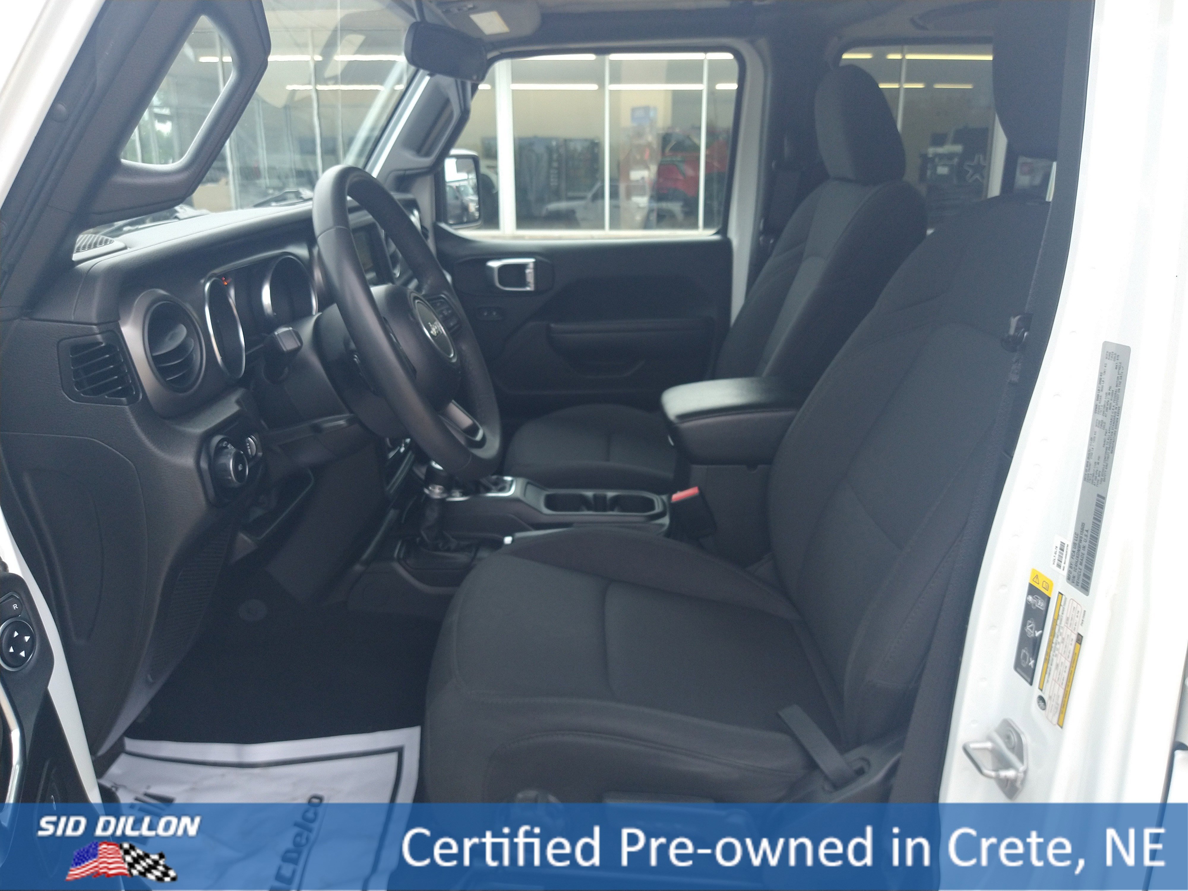 Used 2023 Bright White Clearcoat Jeep Sport S image 3