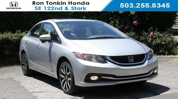 Used 2015 Alabaster Silver Metallic Honda EX image 1