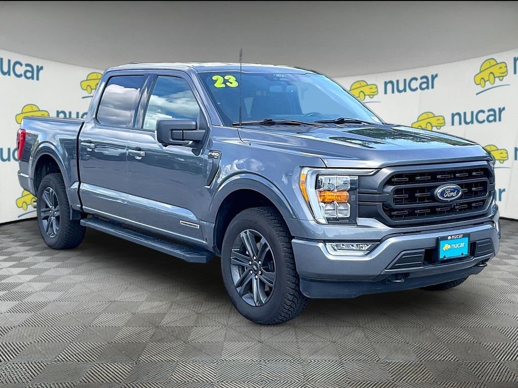 Used 2023 Carbonized Gray Metallic Ford XLT image 1