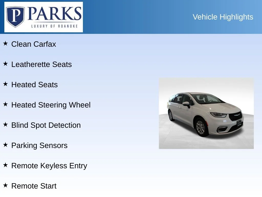 Used 2023 Bright White Clearcoat Chrysler Touring L image 4