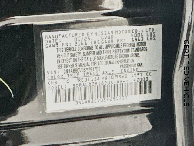 Certified Used 2025 Black Nissan SV image 12