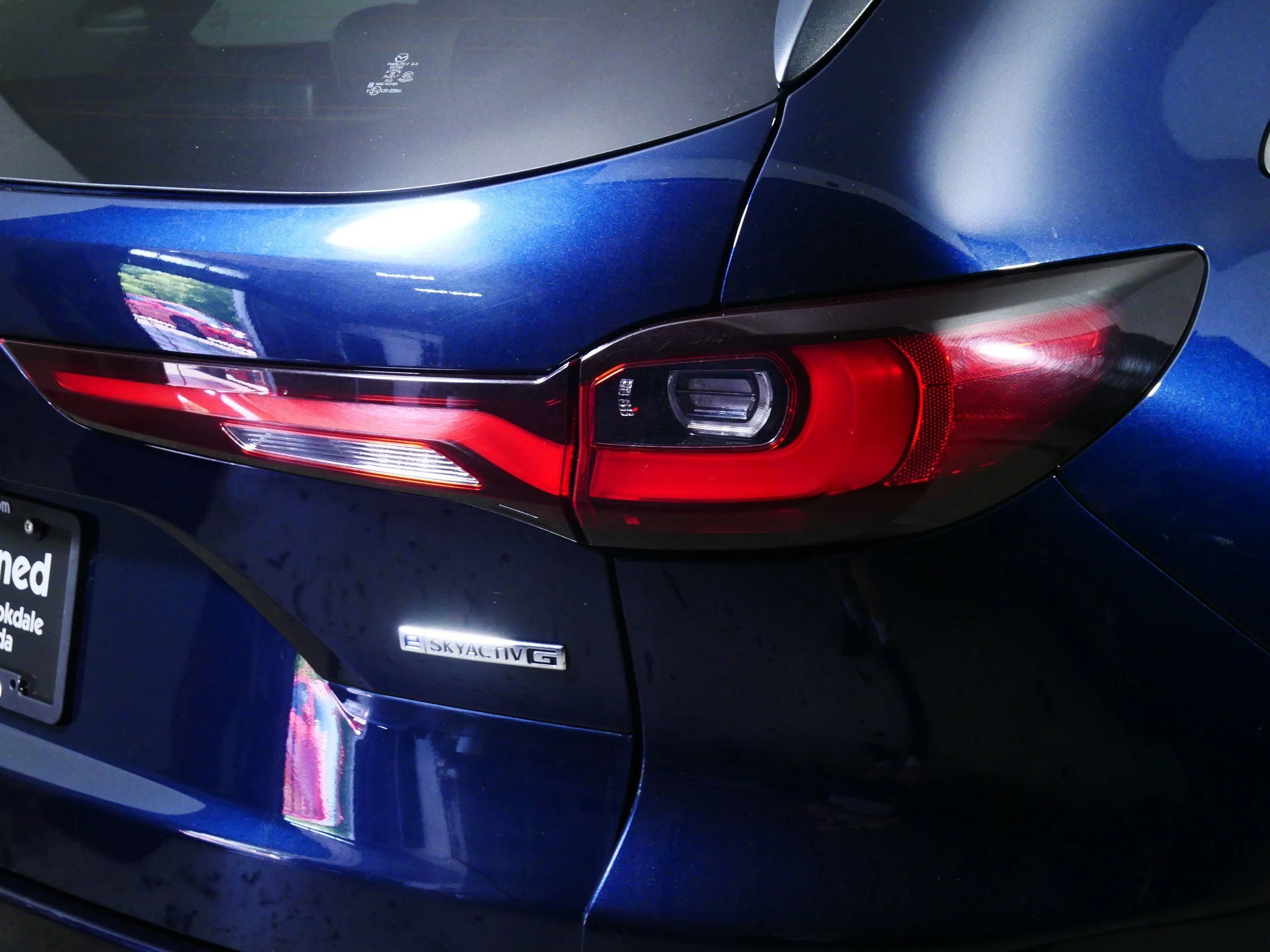 Used 2025 Deep Crystal Blue Mica Mazda Premium Sport image 17