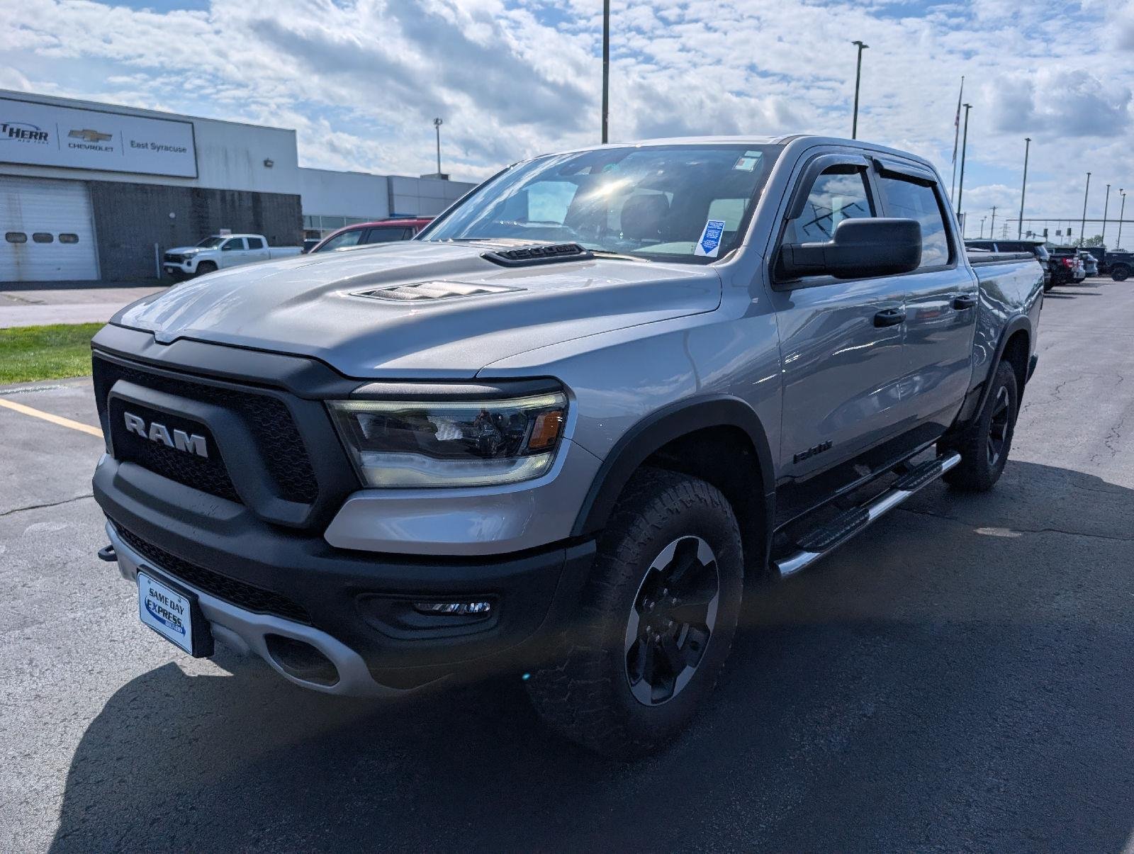 Used 2022 Billet Silver Metallic Clearcoat Ram Rebel image 4