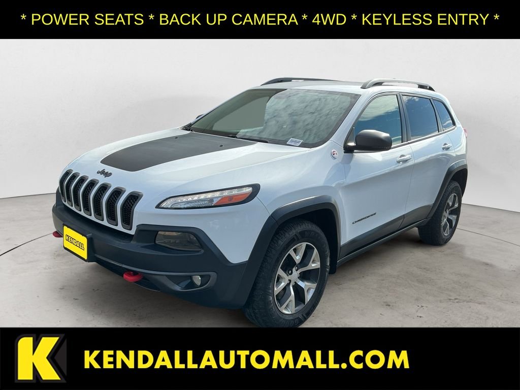 Used 2018 White Jeep Trailhawk image 1