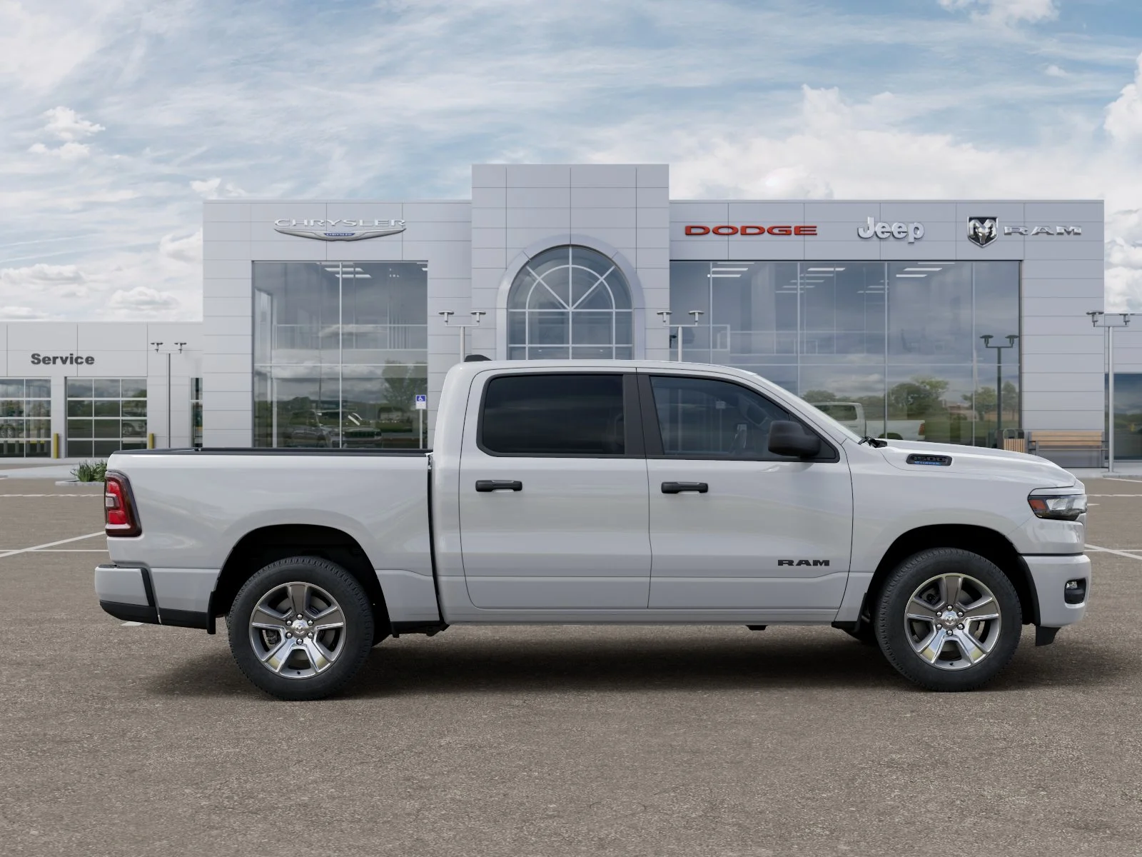New 2026 Bright White Clearcoat RAM Express image 21