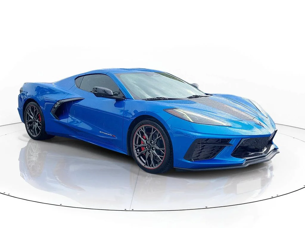 Used 2024 Blue Chevrolet Stingray image 2