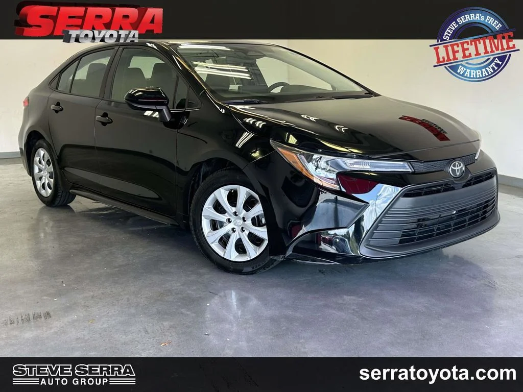 Used 2025 Black Toyota LE image 1