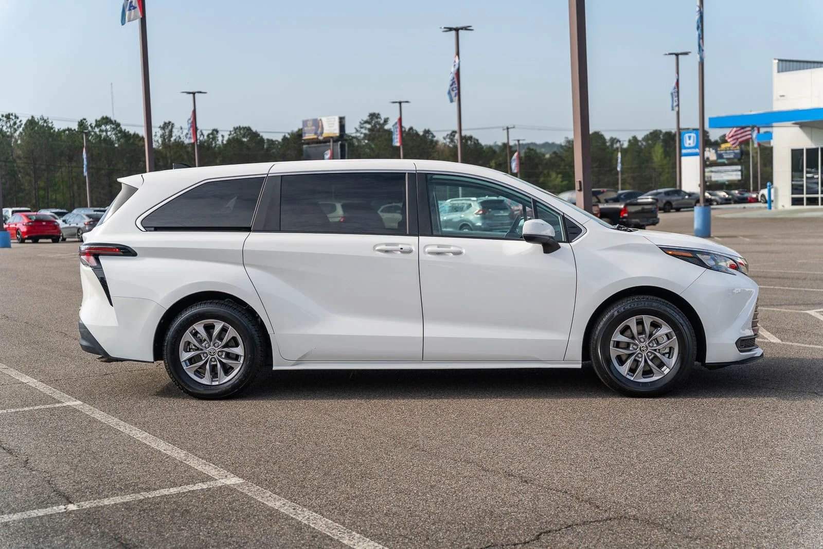 Used 2024 White Toyota LE image 7