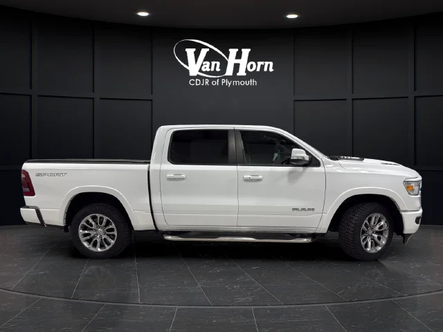 Used 2022 Bright White Clearcoat Ram Laramie image 8