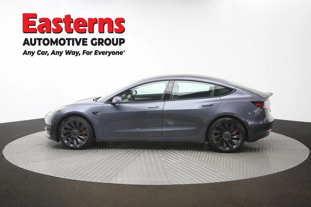 Used 2022 Gray Tesla Performance image 55