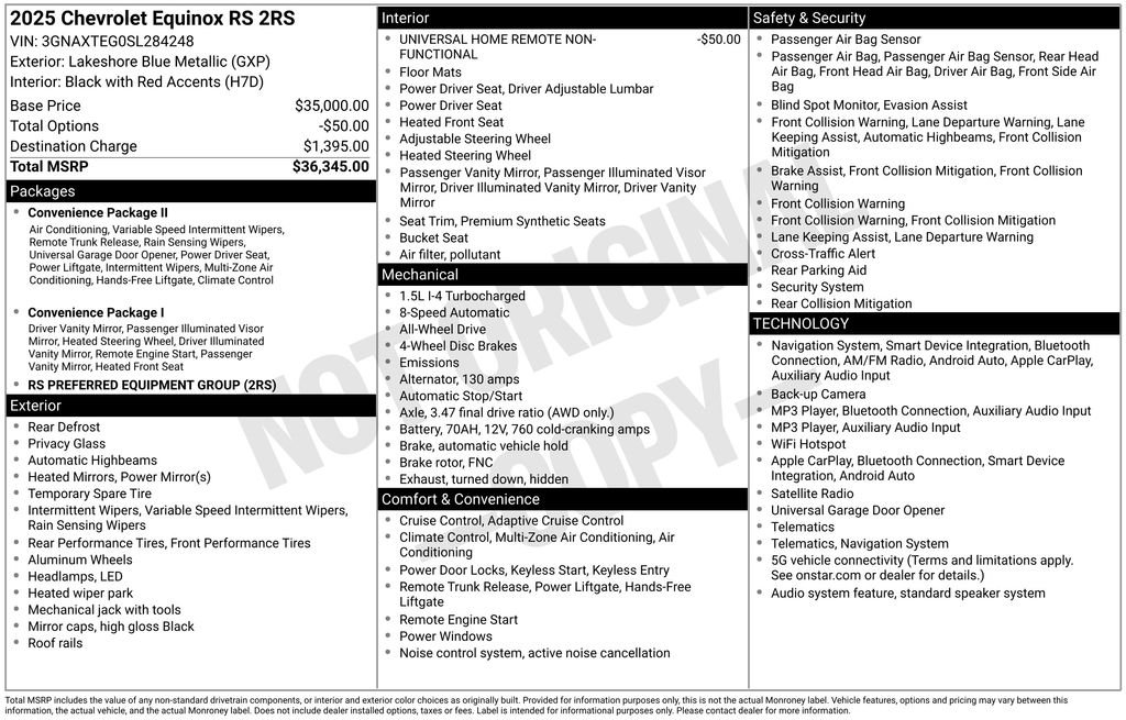 Used 2025 Blue Chevrolet RS image 26