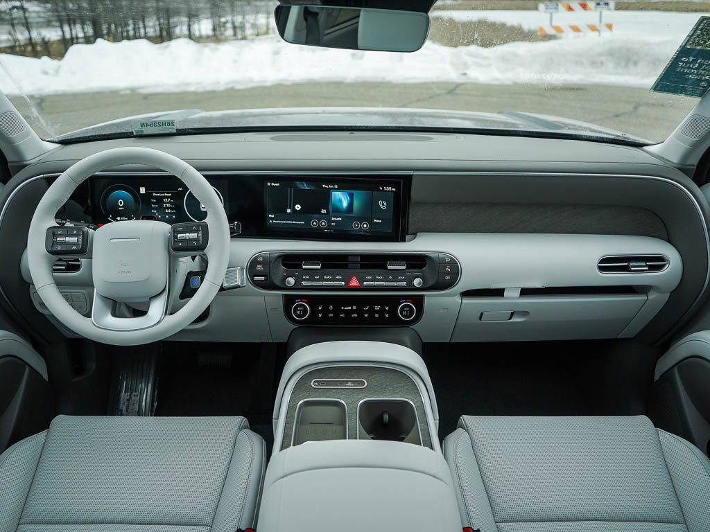 New 2026 Creamy White Pearl Hyundai SEL Premium 7P AWD image 15