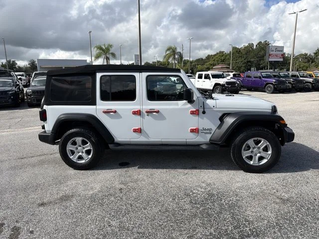 Used 2020 White Jeep Unlimited Sport S image 3