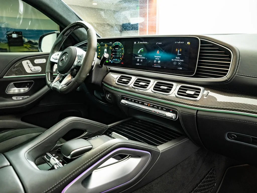 Used 2021 Designo Cardinal Red Metallic Mercedes-Benz GLE 63 S AMG® image 52