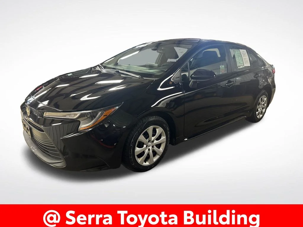 Certified Used 2025 Black Toyota LE image 1