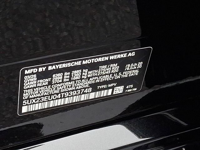 New 2026 Black Sapphire Metallic BMW xDrive40i image 20