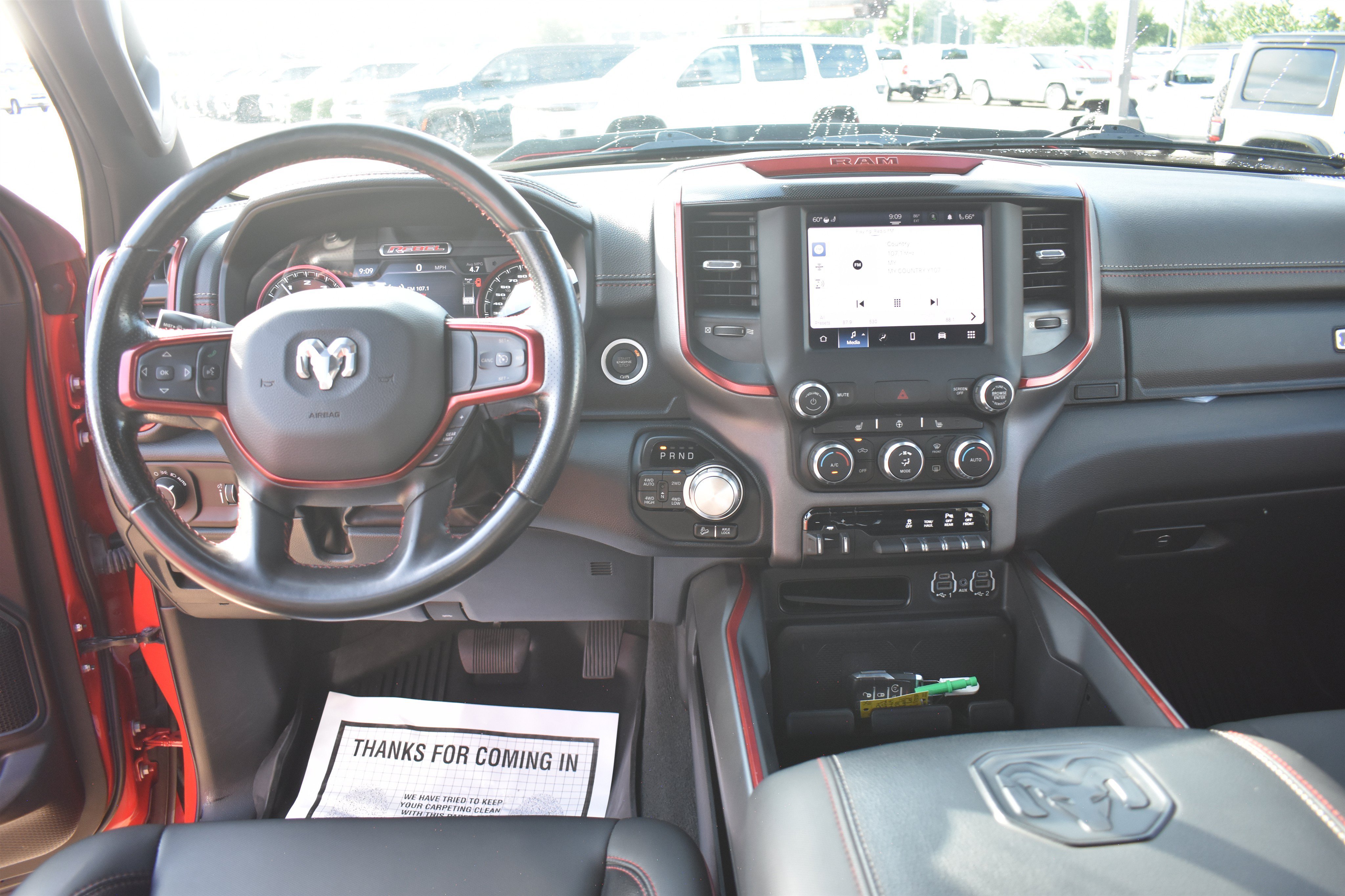 Used 2022 Flame Red Clearcoat Ram Rebel image 19