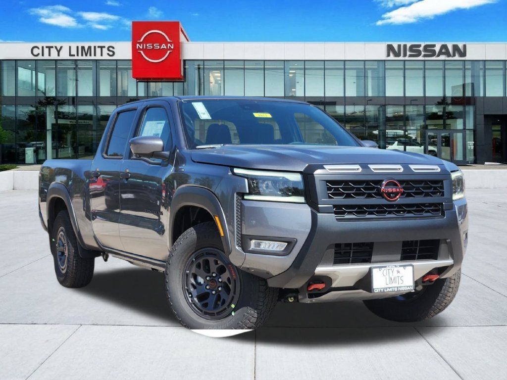 Gray (Gun Metallic) 2027 Nissan Frontier Pickup Truck Four-Wheel Drive 