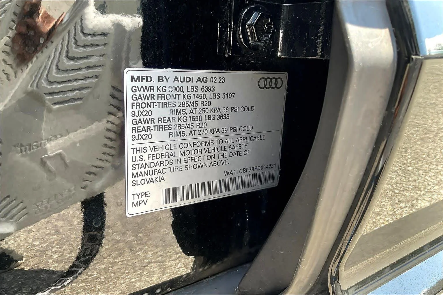 Used 2023 Mythos Black Metallic Audi Premium Plus image 67