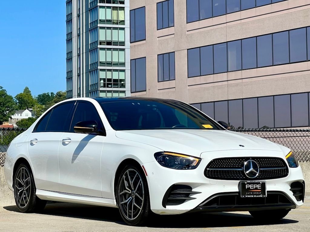 Certified Used 2023 White Mercedes-Benz E 350 image 1