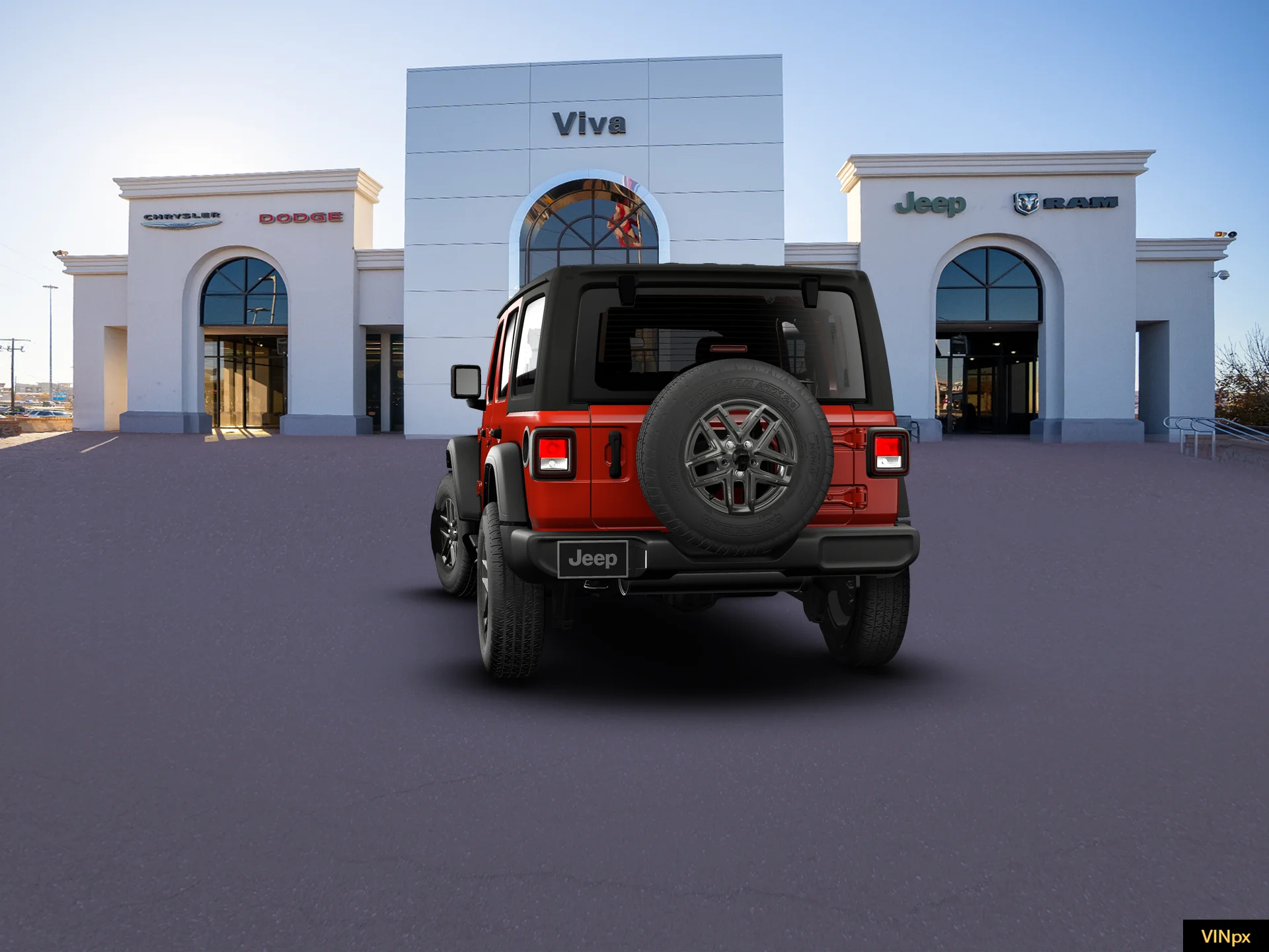 New 2026 Firecracker Red Clear-Coat Exterior Paint Jeep Sport image 25